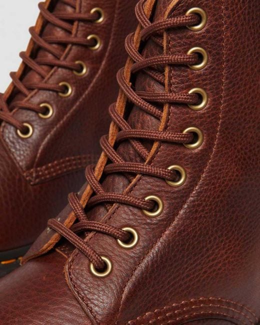 Dr. Martens Brown 1460 Ambassador Soft Leather Lace Up Boots for men