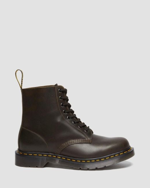 Dr. Martens Black 1460 Pascal Orleans Leather Lace Up Boots for men