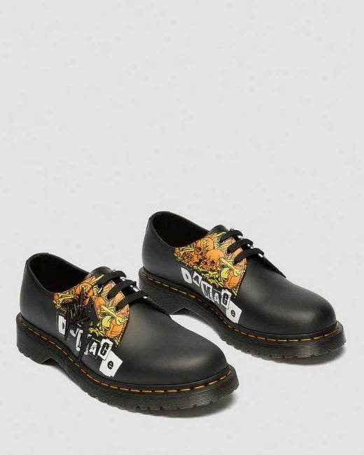 Dr. Martens Black 1461 Metallica Shoes for men