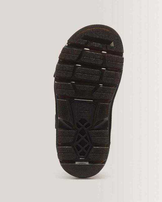 Dr. Martens Black Zebzag Pisa Platform Sandals