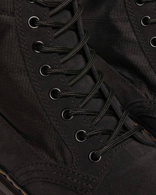 Stivali combs con cerniera estraibile di Dr. Martens in Black da Uomo