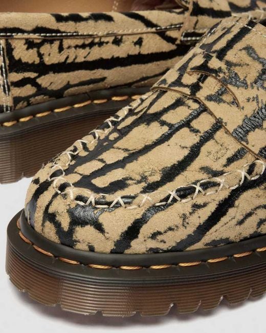 Dr. Martens Brown Delapre Suede Loafers for men