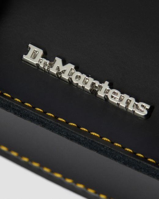 Dr. Martens Black Umhängetasche aus kiev leder schwarz