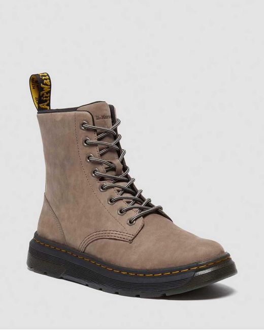 Dr. Martens Brown Crewson Buck Lace Up Boots for men