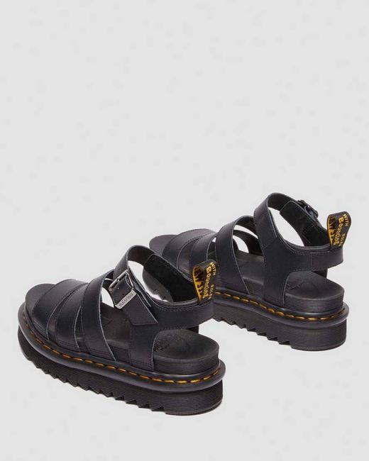 Dr. Martens Black Dr. Martens Blaire Athena Leather Sandals
