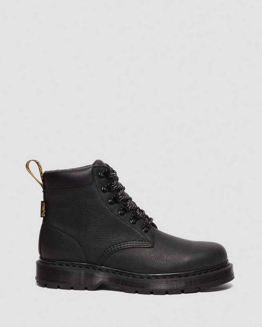 Dr. Martens Black Leather 939 Padded Collar Ankle Boots for men