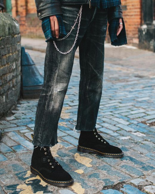 suede black dr martens