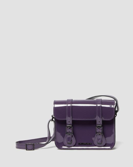 Dr. Martens 7 Inch Patent Leather Crossbody Bag in Purple | Lyst UK
