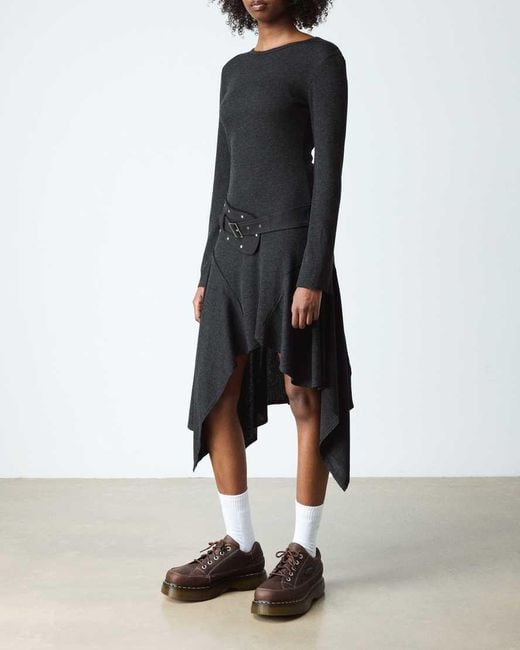 Dr. Martens Brown Buzz 5-Eye Grizzly Leather Shoes