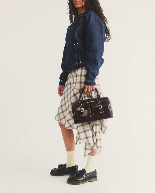 Dr. Martens Black Top Handle Rub Off Vegan Leather Bag
