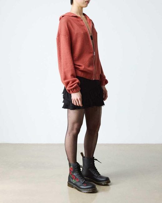Dr. Martens Multicolor 1460 Leather Lace-Up Boots (Decayed Roses) Boots