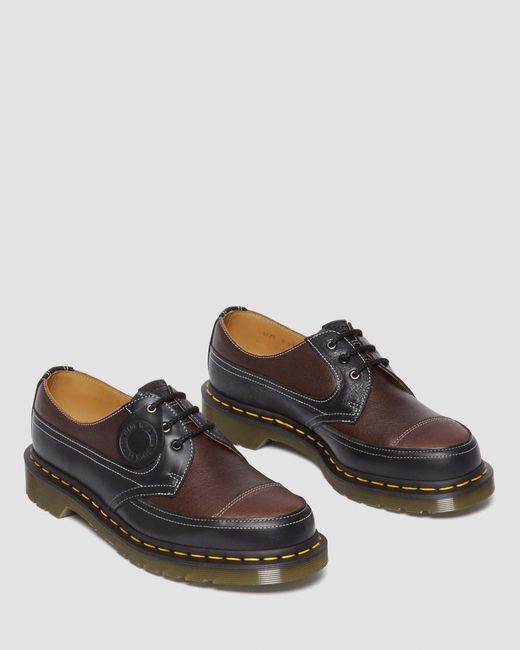 Dr. Martens Brown 1461 Made In England Deadstock Leather Oxford Shoes