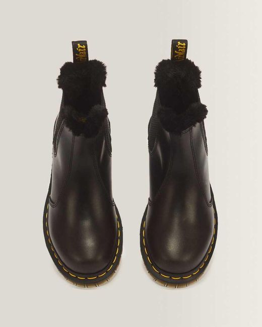 Dr. Martens Multicolor 2976 Leonore Faux Fur Lined Chelsea Boots