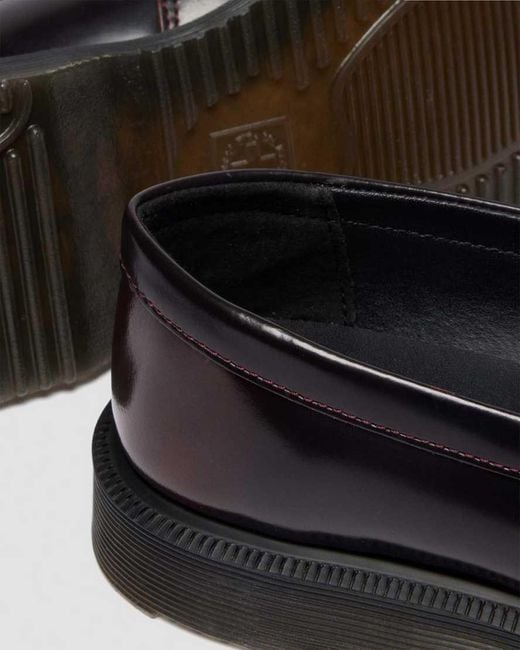 Dr. Martens Black Temara Arcadia Leather Loafers