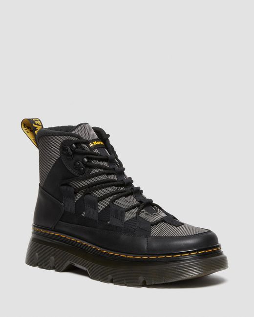 Dr. Martens Boury Contrast Utility Boots in Black for Men Lyst UK