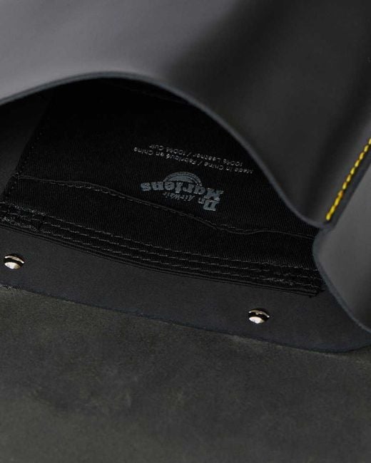 Dr. Martens Black Leather Mini Backpack