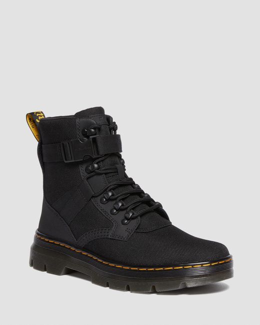 Dr. Martens Black Combs Tech Ii Extra Tough Utility Boots for men