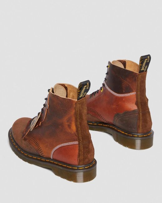 Dr. Martens 1460 Pascal Made In England Deadstock Leather Lace Up Boots in  Brown | Lyst