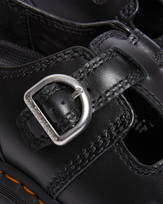 Nappa cuir babies plateformes audrick nappa lux chaussures Dr. Martens en coloris Black