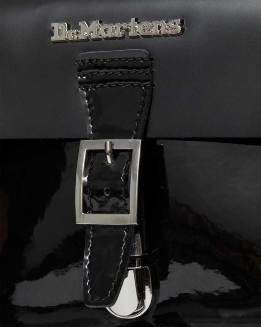 Dr. Martens Black Leather Heart Shaped Bag