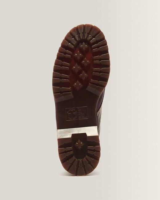 Dr. Martens Brown Lowell Leather Moc Toe Shoes for men
