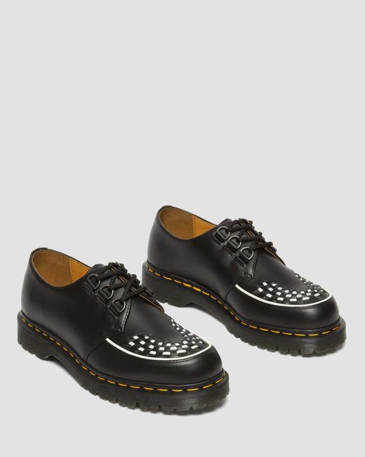 Dr. Martens Black Ramsey Smooth Leather Creepers
