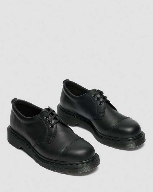 Dr. Martens Black 1461 Mhl Eye Leather Shoes for men