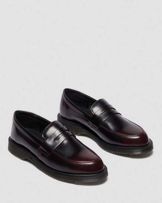 Dr. Martens Black Temara Arcadia Leather Loafers