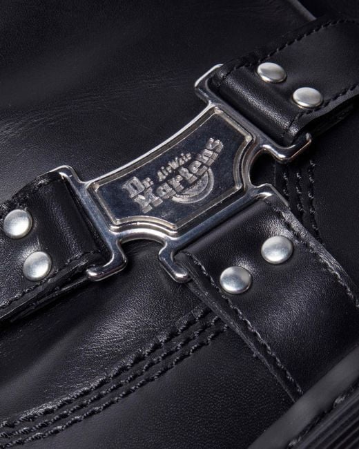 Biker boots montantes anistone hi Dr. Martens en coloris Black