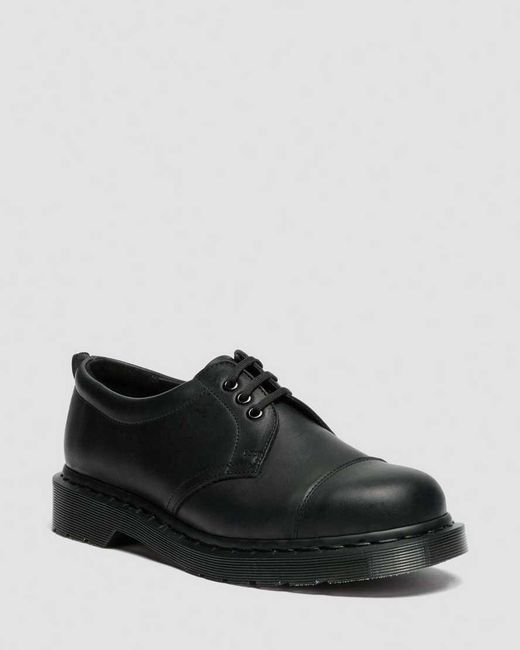 Dr. Martens Black 1461 Mhl Eye Leather Shoes for men