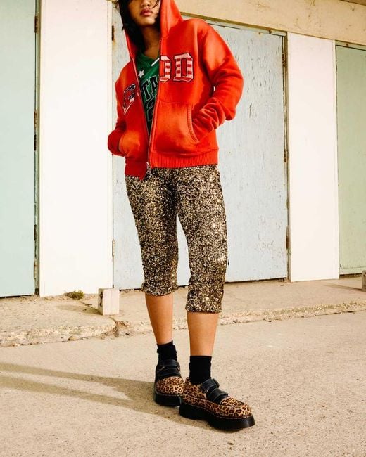 Dr. Martens Buzz Leopard Mary Jane Shoes in Black | Lyst