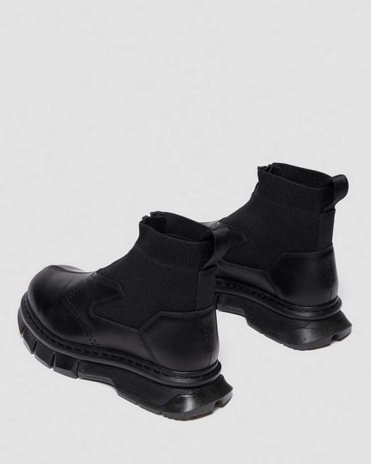 Dr. Martens Leder 14Xx Qubist Stiefel Mit Reissverschluss in Black für Herren