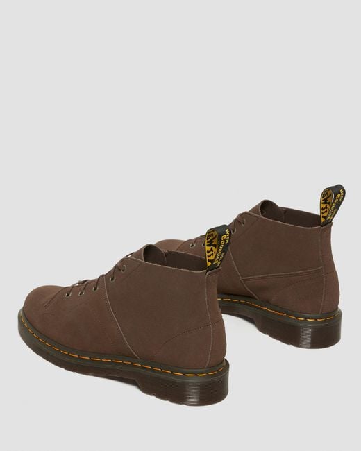 Dr. Martens Red Dr. Martens Church Suede Monkey Boots Rust Tan for men