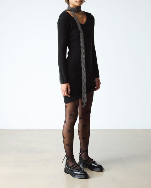 Cuero bailarinas elphie ii de piel buttero con tachuelas zapatos Dr. Martens de hombre de color Black