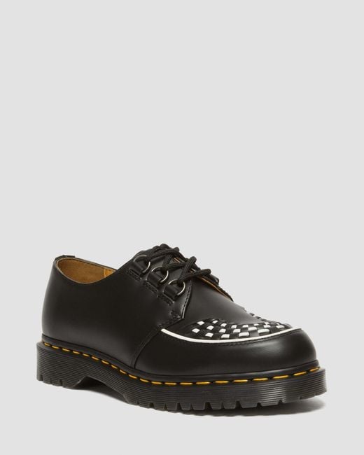 Dr. Martens Black Ramsey Smooth Leather Creepers
