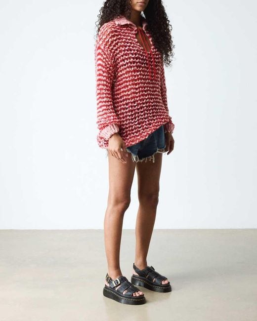 Dr. Martens Black Wrenlie Open Toe Nappa Leather Fisherman Platform Sandals