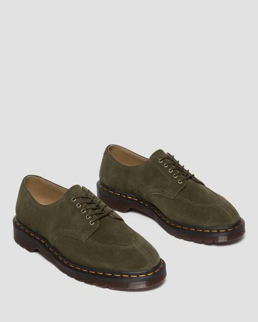 Dr. Martens Green 2046 Suede Shoes for men