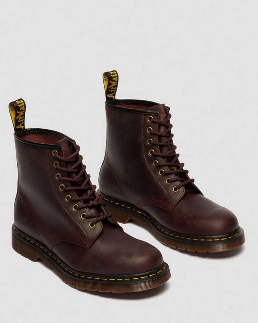 Dr. Martens Brown 1460 Crazy Horse Leather Boots
