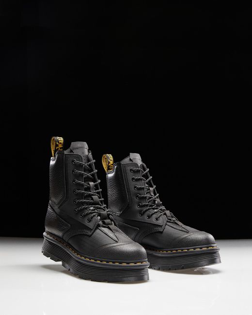 Dr. Martens Black 1460 Beta Zebzag Boots for men