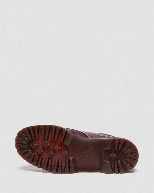 Dr. Martens Brown Lowell Leather Moc Toe Shoes for men