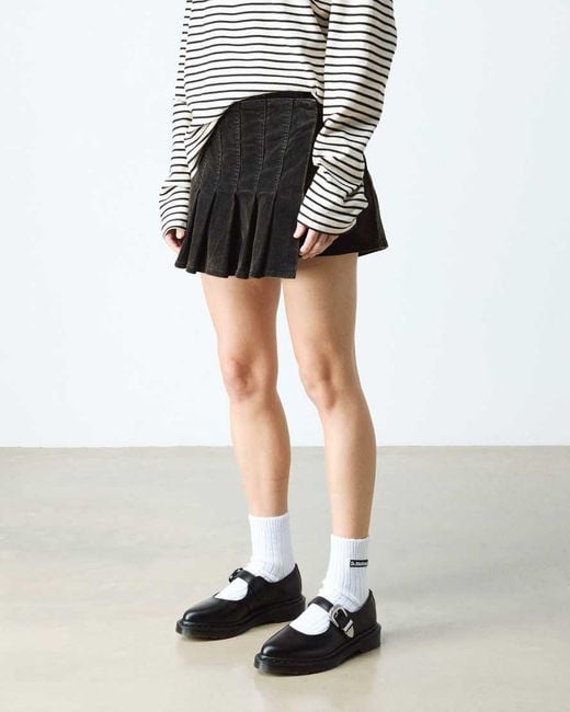 Dr. Martens Black Elphie Mary Jane Atlas Leather Shoes
