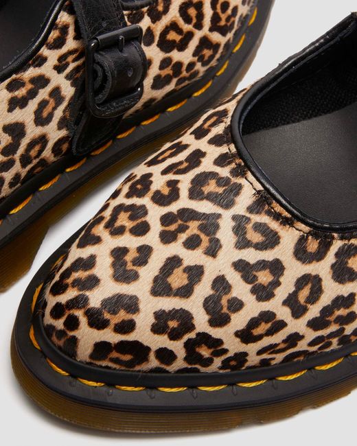 【DR MARTENS】Elphie leopard Mary Jane shoes メリージェーン Elphie leopard Mary Jane shoes in Light Tan | Dr. Martens