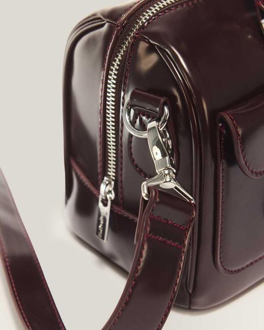 Dr. Martens Black Top Handle Rub Off Vegan Leather Bag