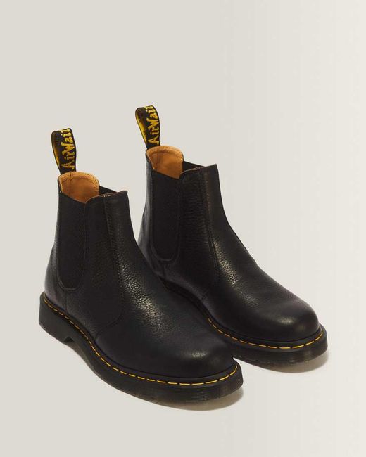 Dr. Martens Black 2976 Leather Chelsea Boots