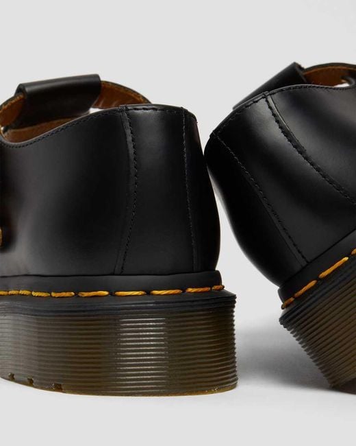 Dr. Martens Black Polley Smooth Mary Jane Shoes