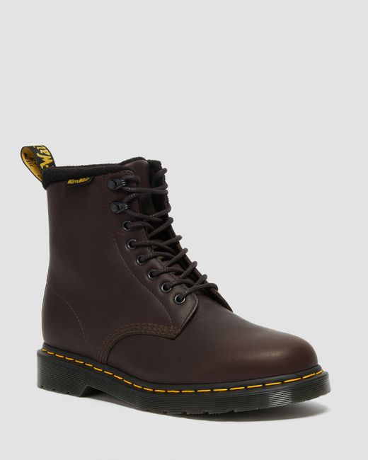 Dr. Martens Black 1460 Pascal 8-eye Waterproof Leather Boots for men