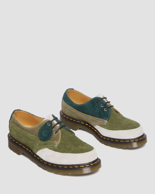 Dr. Martens Green 1461 Deadstock Leather Shoes Multi, Size: 3 for men