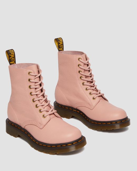 Dr. Martens Pink 1460 Women's Pascal Virginia Leather Boots