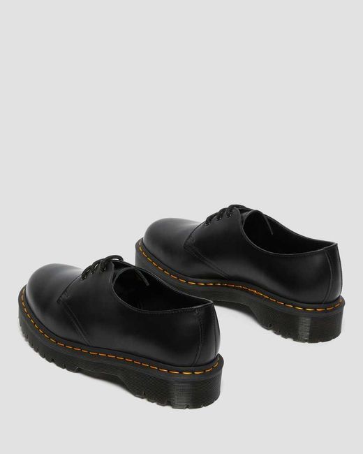 Dr. Martens Black 1461 Quad Platform Shoes