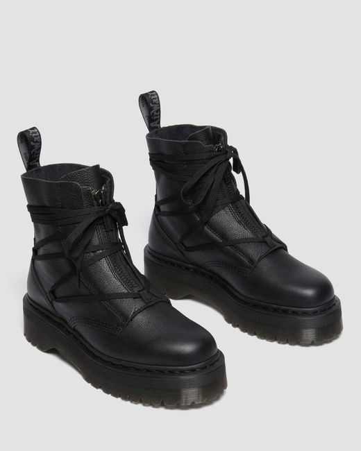 Dr. Martens Jarrick Ii Leren Platformschoenen in het Zwart voor heren Lyst NL
